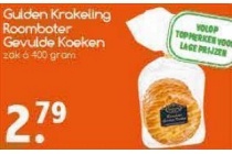 gulden krakeling roomboter gevulde koeken