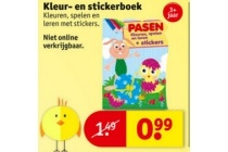 kleur en stickerboek