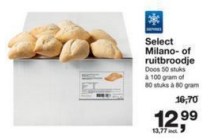 select milano of ruitbroodje
