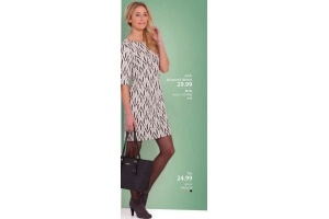 jurk jacquard dessin