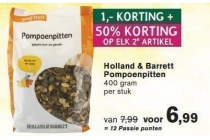 holland en barrett pompoenpitten