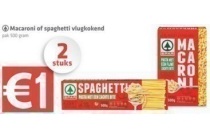 macaroni of spaghetti vlugkokend