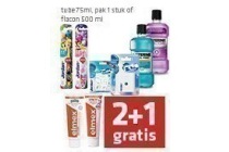 elmex tandpasta jordan tandverzorging of listerine