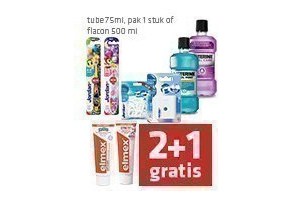 elmex tandpasta jordan tandverzorging of listerine