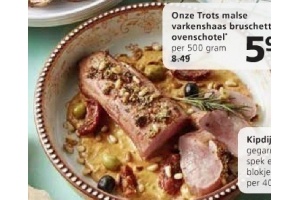varkenshaas bruschetta