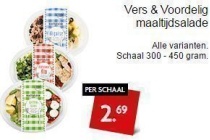 vers en voordelig maaltijdsalade
