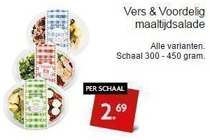 vers en voordelig maaltijdsalade