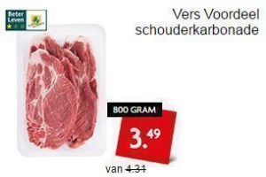 vers voordeel schouderkarbonade