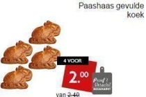 paashaas gevulde koek