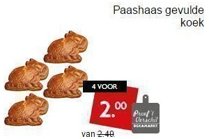 paashaas gevulde koek