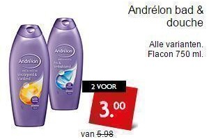 andrelon bad en douche