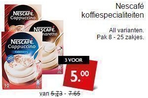 nescafe koffiespecialiteiten