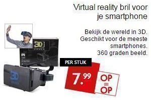 virtual reality bril voor je smartphone