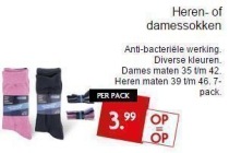 heren of damessokken