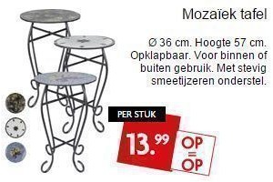 mozaiek tafel