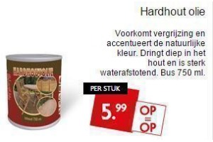 hardhout olie