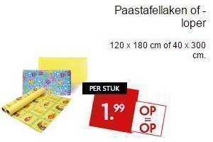 paastafellaken of loper