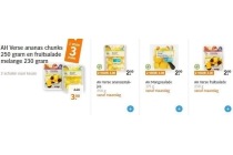 ah ver se ana nas chunks 250 gram en fruit sa la de me lan ge 230 gram