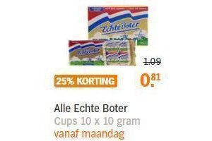 alle echte boter