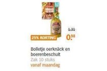 bolletje oerknack en boerenbeschuit