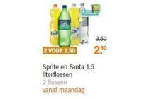 sprite en fanta 1 5 literflessen
