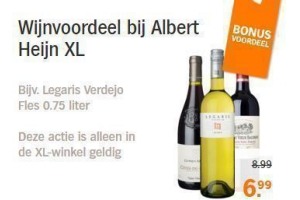 wijn voor deel bij al bert heijn xl