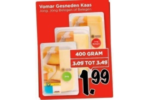 vomar gesneden kaas