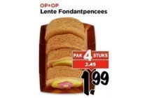 lente fondantpencees
