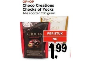 choco creations chocks of yocks