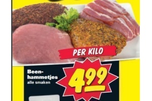 beenhammetjes voor eur4 99 per kilo