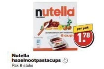 nutella hazelnootpastacups
