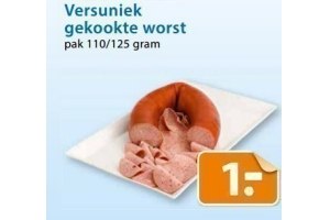 versuniek gekookte worst