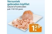 versuniek gebraden kipfilet