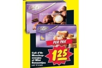 culi d or moorkopsoesjes of mini banaantjes voor eur1 25 per pak
