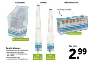 beschermhoezen tuinset