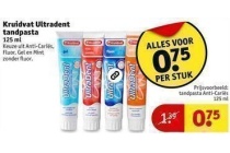 kruidvat ultradent tandpasta