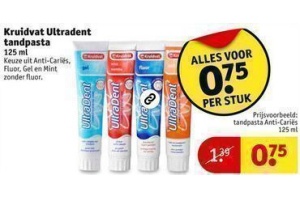kruidvat ultradent tandpasta