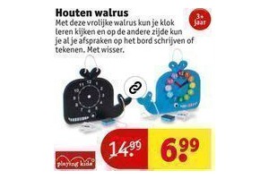 houten walrus