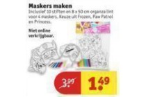 maskers maken