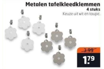 metalen tafelkleedklemmen