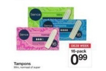 zeeman tampons 16 pack voor eur0 99