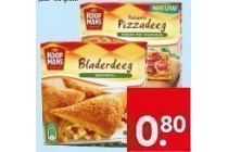 koopmans bladerdeeg of pizzadeeg