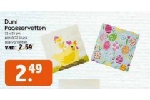 duni paasservetten