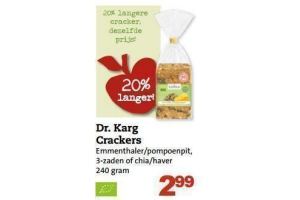 dr karg crackers