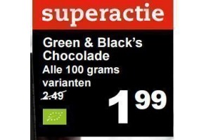 green en black s chocolade