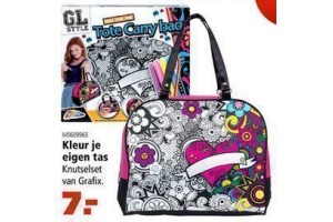 kleur je eigen tas