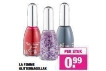 la femme glitternagellak