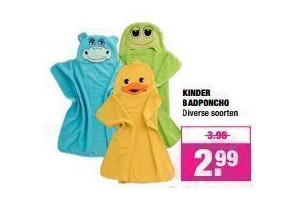 kinder badponcho