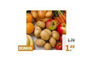 groente en fruit voordeel