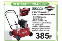 professionele verticuteermachine